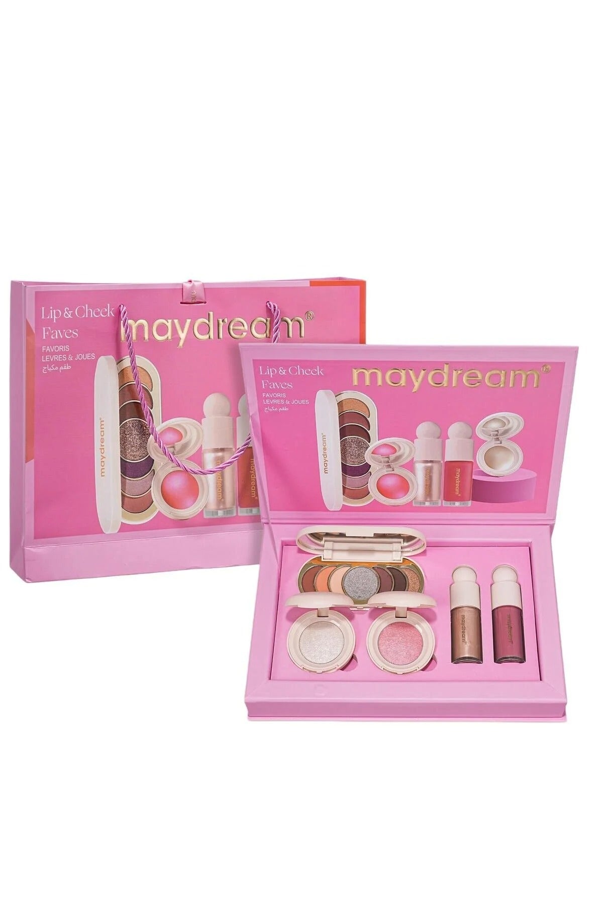 MAYDREAM طقم أحمر خدود و إضاءة وظل العيون
