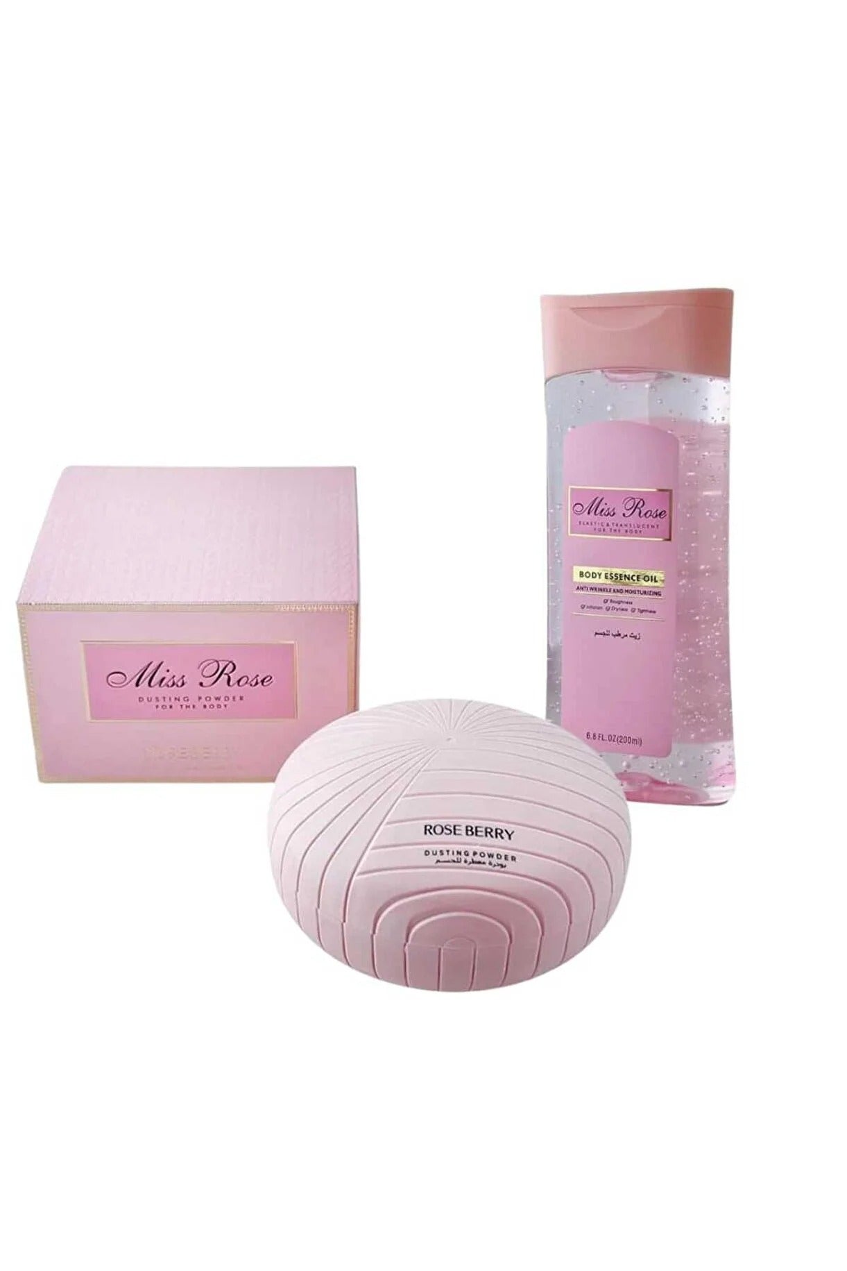 ROSE BERRY زيت وبودرة مرطب للجسم 200 مل