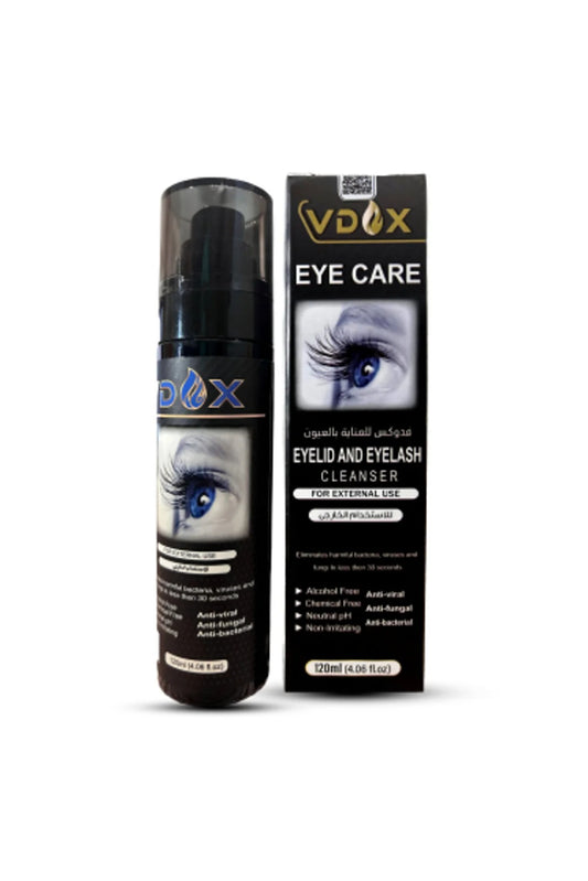 EYE PROTECTION بخاخ فدوكس للعناية بالعيون: منظف لالتهاب الجفون وجفاف العين. آمن للعدسات الحساسة ويزيل البكتيريا