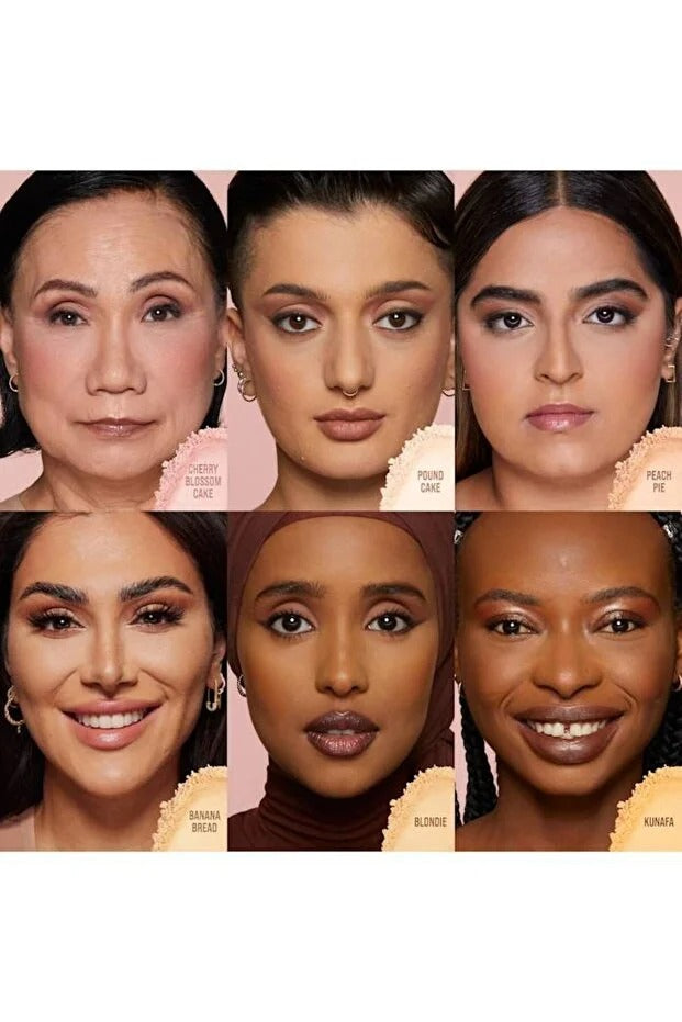 Huda Beauty بودرة إيزي بيك السائبة لتثبيت المكياج ميني -Pound Cake