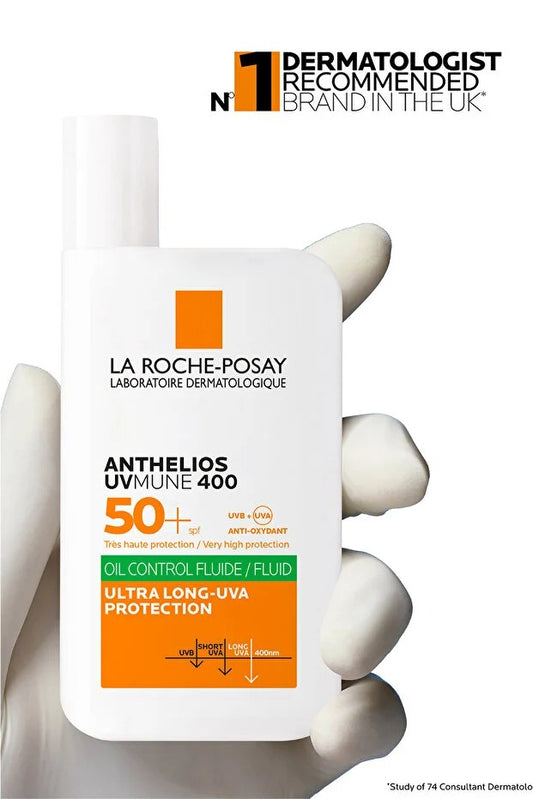 La Roche Posay  سائل للتحكم في الزيوت بعامل حماية من الشمس
